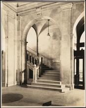 [Interior, staircase.]