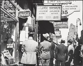 Job Seekers, Sixth Avenue Employment Agencies.