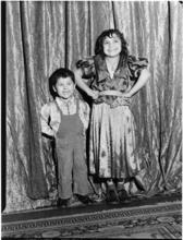 [Portrait of a boy and a girl.]