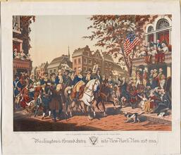 Washington's Grand Entry into New York, Nov. 25th 1783
