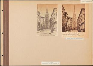 Wall Street and Nassau Street [Wall Street to Waverly Place]