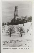 The Riverside Church, Riverside Drive and 122nd Street, New York City.
