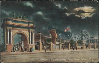 Entrance to Steeplechase Park, Coney Island, N. Y.