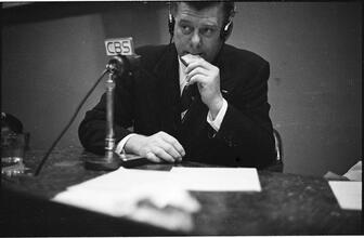 Arthur Godfrey [Godfrey hosting his radio show.]
