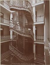 St. Luke's Hospital (Vanderbilt Pavilion Stairway) 1899 Amsterdam to Morningside Ave 113th-114th Sts.