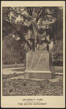 Gramercy Park. The Booth Monument