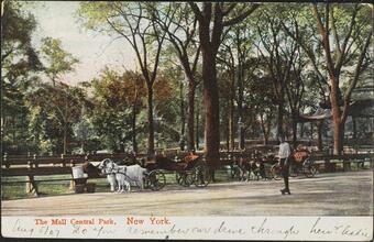 The Mall Central Park. New York.