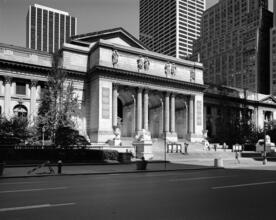 [Main branch of the New York Public Library.]