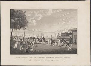 View of the Bay and Harbour of New York, from the Battery