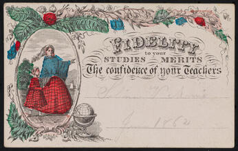 Fidelity to your Studies Merits the confidence of your Teachers