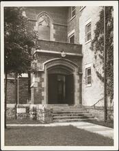 [Entrance to unidentified building.]