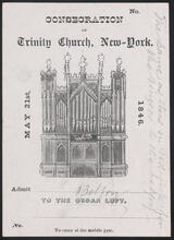 Consecration of Trinity Church, New-York.