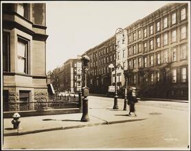 [Madison Avenue and 67th Street, looking northeast.]