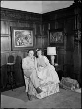 Billy Rose [Billy Rose and Eleanor Holm at home.]