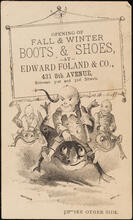 Opening of Fall & Winter Boots & Shoes at Edward Foland & Co.