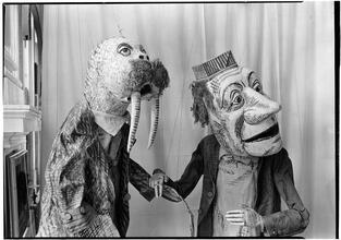 Cooper Union, 7th Street and Fourth Avenue. Puppets, "The Walrus & Carpenter".