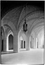 Riverside Church. General view across narthex.