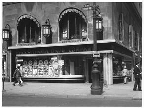 45th Street and Broadway. Penn Drug Store at Hotel Astor.
