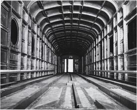 [Interior of a railroad car.]