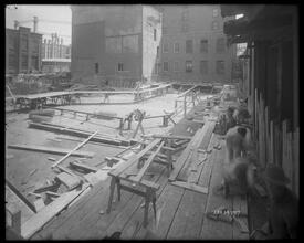 222 West 65th Street. Exterior view, construction.