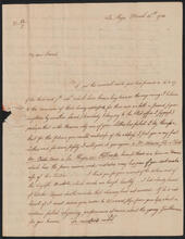 Letter from John Quincy Adams to Peter Jay Munro, March 16, 1784
