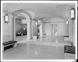 10 Gracie Square, East 84th Street. Apartment building, entrance to auto arcade.