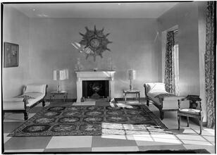 Lathrop Brown [residence], 433 East 52nd Street. Fireplace detail.