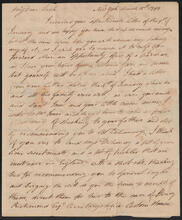 Letter from John Peter De Lancey to John De Lancey, March 15, 1791