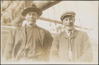 [Admiral Robert E. Peary and Robert A. Bartlett.]
