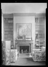 Mrs. Frederick Havermeyer [residence]. Library fireplace.