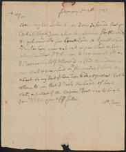 Letter from William Jones to Samuel Jones, February 11, 1771