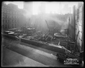 Woolworth Building, Looking South [Construction zone.]