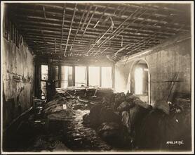 54 West 36th Street. Style Maid Hat Company. Interior, fire damage