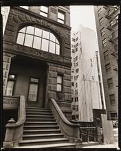 Brownstone Front and Skyscraper