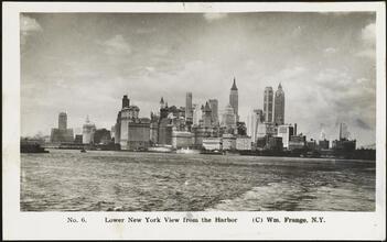 Lower New York View from the Harbor