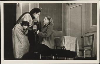 [Berta Gersten in an unidentified production.]