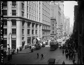Broadway Series. View taken from 2nd floor fire escape of Broadway, looking north from 26th Street, showing east side of Bway.