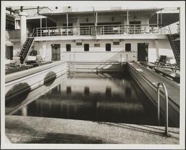 Swimming pool aboard S.S. Santa Rosa