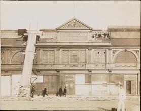 [Exterior of Washington Market.]
