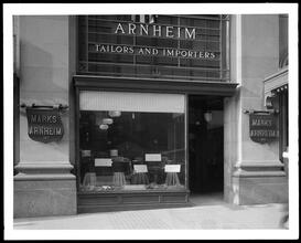 30 East 42nd Street #30. Arnheim Store, front.