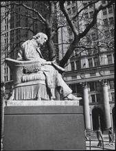 [Horace Greeley statue.]