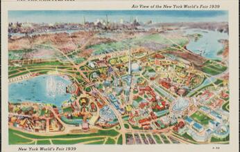 Air View of the New York World's Fair 1939