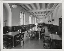 Centre Street and Pearl Street. U.S. Federal Courthouse. Interior, jury pool, room 109