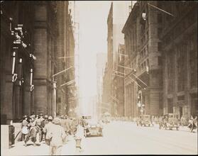 [Broadway looking north toward Cedar Street.]