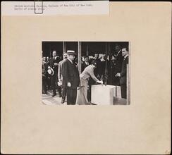 [Cornerstone laying of stadium of College of City of New York.]