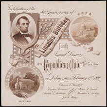 Fourth Annual Dinner of the Republican Club of the City of New York