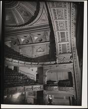 Fifth Avenue Theatre, Showing Orchestra, Boxes, First and Second Balconies