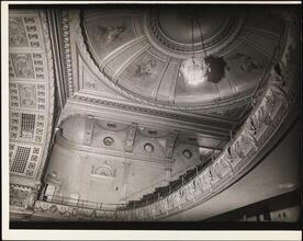 Fifth Avenue Theatre, Showing Chandelier, Rotunda, and Second Balcony