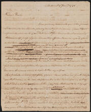Letter from John De Lancey to John Peter De Lancey, January 9, 1791