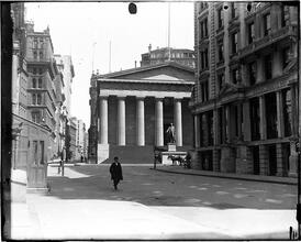 U.S. Treasury Building, Wall and Nassau Streets